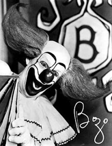 If you've ever wondered what a 'Bozo cut' looks like, picture this classic clown, but on a grown man about to become